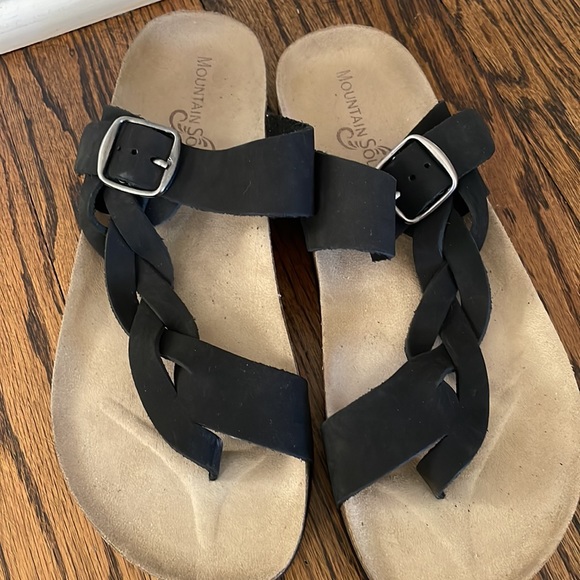 Mountain Sole braided sandals genuine leather - Picture 3 of 5